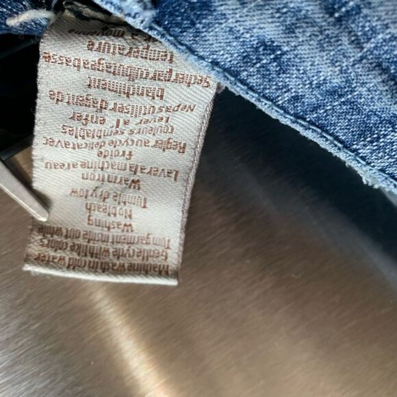 Vintage Bongo Women's Denim Flare Leg Jeans Medium Size 11 Boho Joe Y2K - Picture 14 of 16